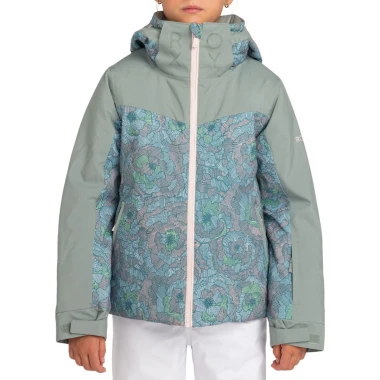 ROXY FREE JET BLOCK K SNOW JACKET PINK SALT SKETCHBOOK