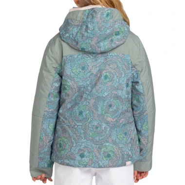 ROXY FREE JET BLOCK K SNOW JACKET PINK SALT SKETCHBOOK