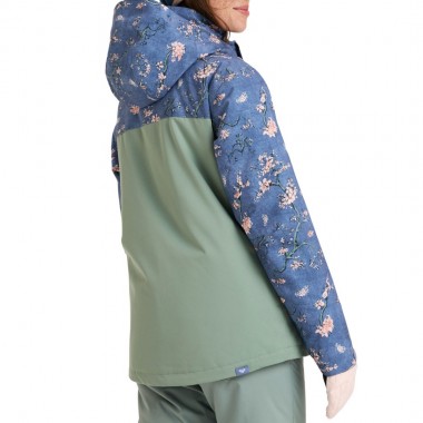 ROXY JETTY BLOCK W SNOW JACKET WILD WIND CHLOE BLOSSOM