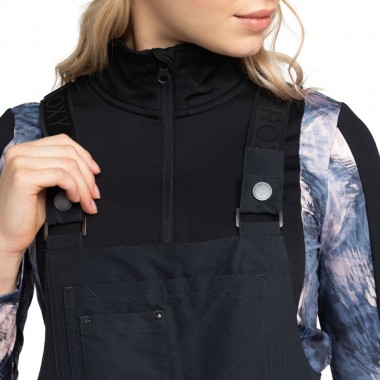 ROXY RIDEOUT W BIB SNOW PANTS BLACK