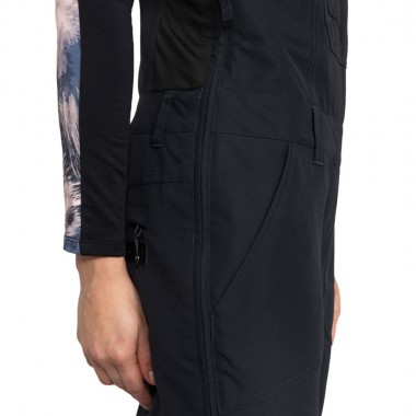 ROXY RIDEOUT W BIB SNOW PANTS BLACK
