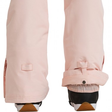 ROXY RIDEOUT W BIB SNOW PANTS PINK SALT