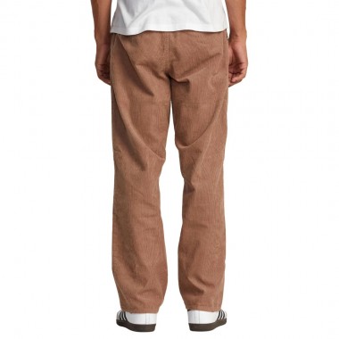 RVCA AMERICANA ELASTIC CORDUROY PANTS SONORA BROWN