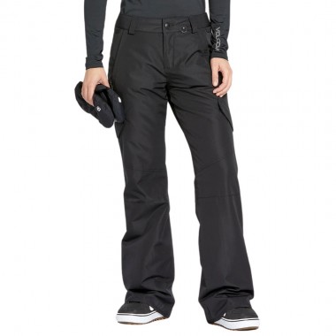 VOLCOM BRIDGER INSULATED W SNOW PANTS BLACK