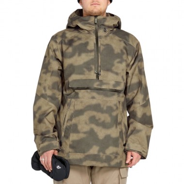 VOLCOM BRIGHTON PULLOVER SNOW JACKET CAMOUFLAGE