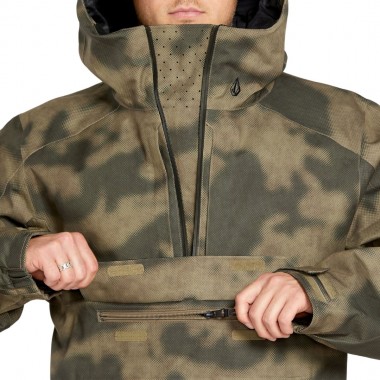 VOLCOM BRIGHTON PULLOVER SNOW JACKET CAMOUFLAGE