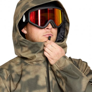 VOLCOM BRIGHTON PULLOVER SNOW JACKET CAMOUFLAGE