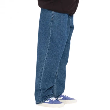 VOLCOM FREAZY LOOSE K DENIM PANTS WASHED BLUE