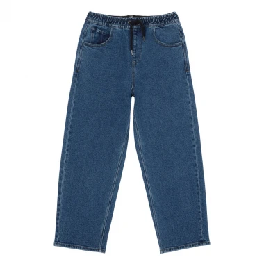 VOLCOM FREAZY LOOSE K DENIM PANTS WASHED BLUE