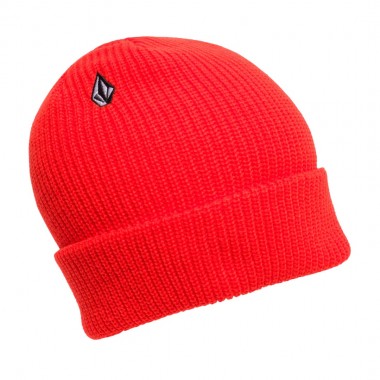 VOLCOM FULL STONE BEANIE BRIGHT RED