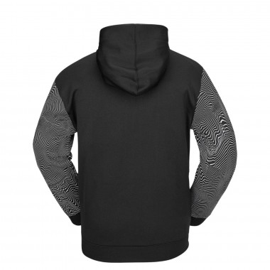 VOLCOM HYDRO RIDING HOODIE BLACK PRINT