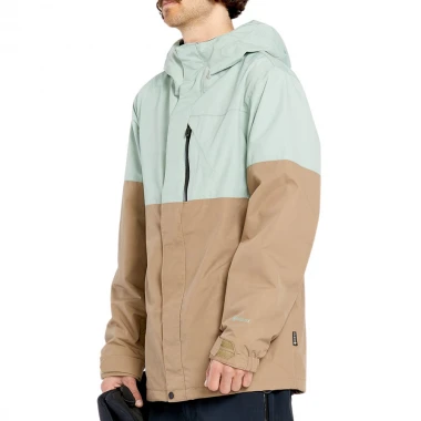 VOLCOM L INSULATED GORE-TEX SNOW JACKET AGAVE