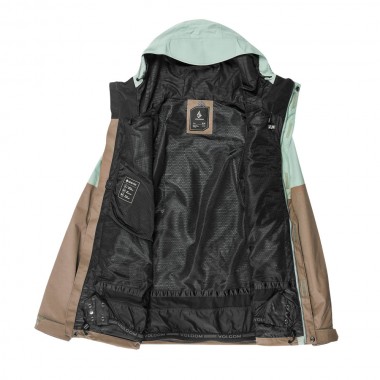 VOLCOM L INSULATED GORE-TEX SNOW JACKET AGAVE
