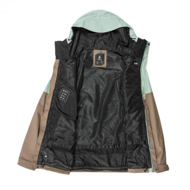 VOLCOM L INSULATED GORE-TEX SNOW JACKET AGAVE