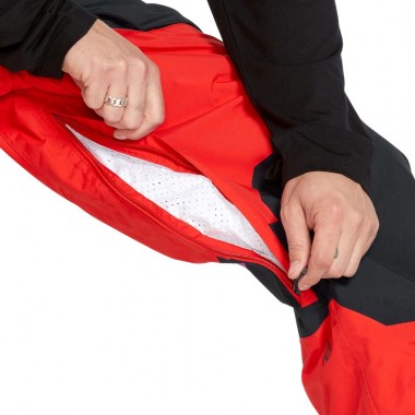 VOLCOM RAIN GORE-TEX SNOW BIB OVERALL CRIMSON