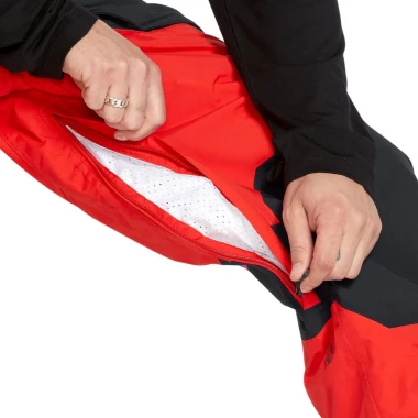 VOLCOM RAIN GORE-TEX SNOW BIB OVERALL CRIMSON