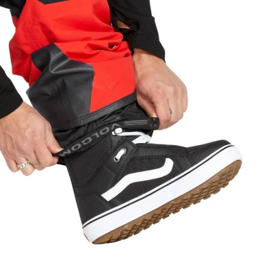 VOLCOM RAIN GORE-TEX SNOW BIB OVERALL CRIMSON