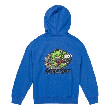 VOLCOM SKATE FAST K HOODIE PATRIOT BLUE