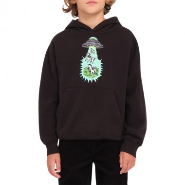 VOLCOM UDDER SPACE K HOODIE BLACK