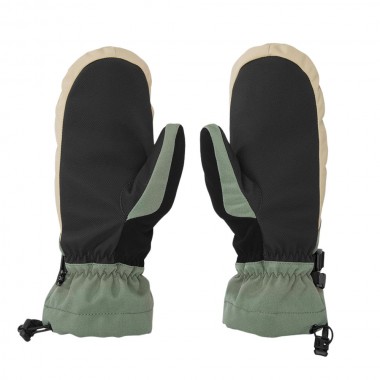 VOLCOM V.SNOW OVER W SNOW MITTENS LICHEN GREEN