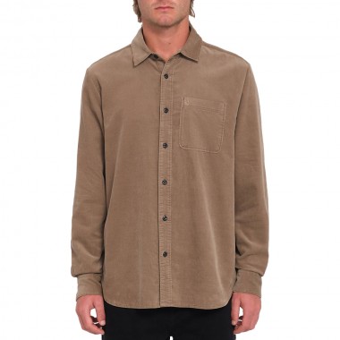 VOLCOM ZANDER LS SHIRT TEAK
