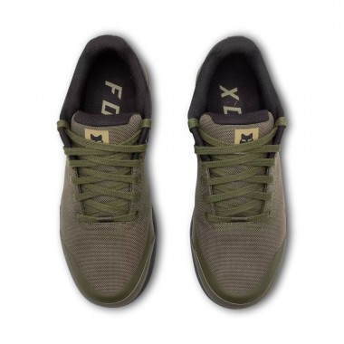 FOX UNION CANVAS SHOES OLIVE GREEN