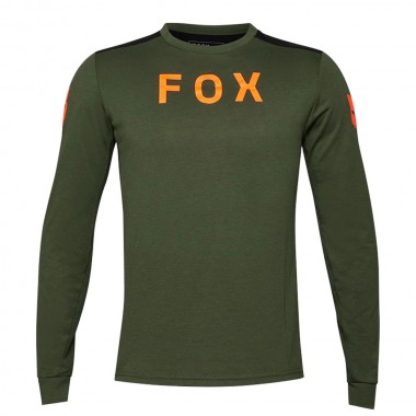 FOX RANGER AVIATION DRIRELEASE LS JERSEY DARK SAGE
