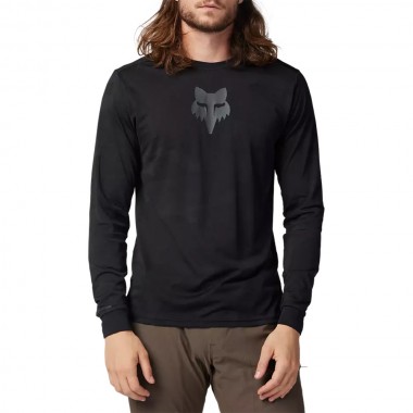 FOX RANGER TRU DRI LS JERSEY BLACK