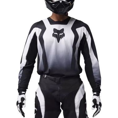 FOX 180 LEAN JERSEY BLACK/WHITE
