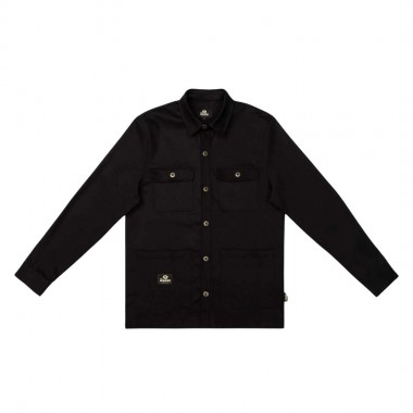 THE DUDES DAVE OVERSHIRT BLACK