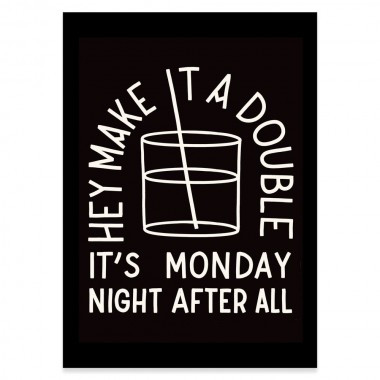 THE DUDES MONDAY UNLIMITED PRINT BLACK