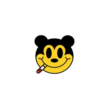 THE DUDES SMILEY FACE PATCH