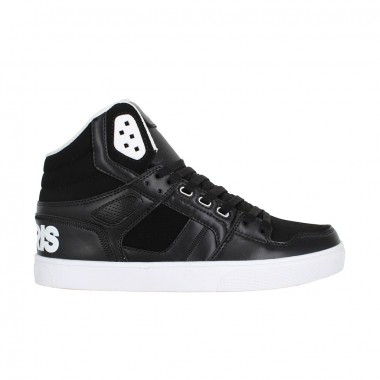 OSIRIS CLONE SHOES BLACK/BLACK/WHITE