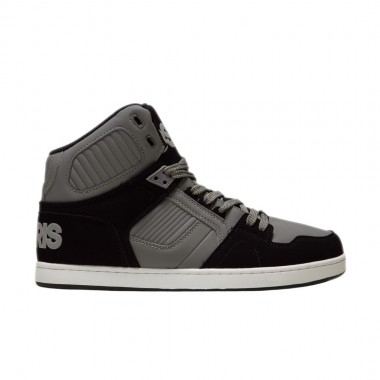 OSIRIS NYC 83 CLK SHOES BLACK/GREY/WHITE