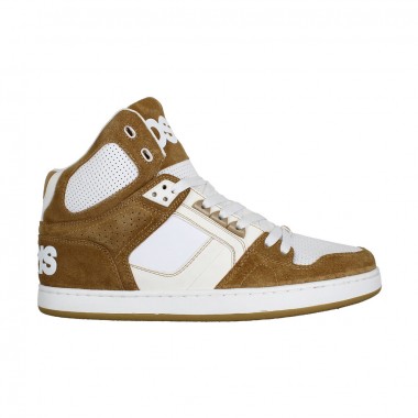 OSIRIS NYC 83 CLK SHOES LT.BROWN/WHITE/WHITE