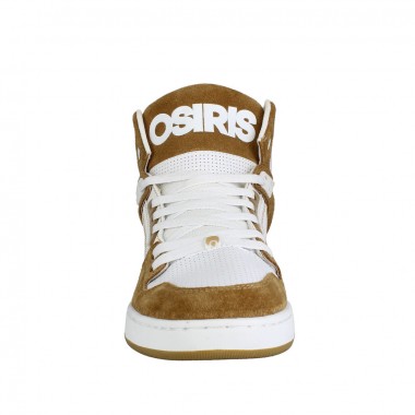 OSIRIS NYC 83 CLK SHOES LT.BROWN/WHITE/WHITE