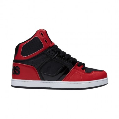 OSIRIS NYC 83 CLK SHOES RED/BLACK/BLACK