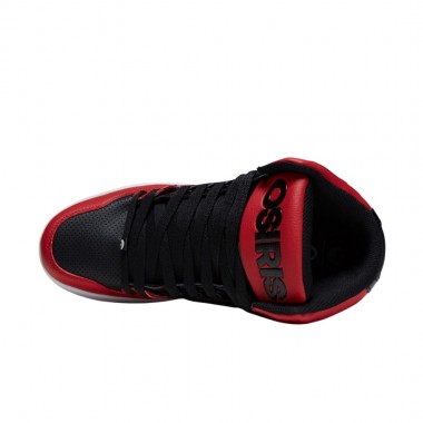 OSIRIS NYC 83 CLK SHOES RED/BLACK/BLACK