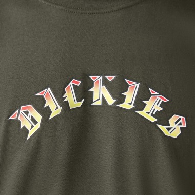 DICKIES X SPITFIRE LS TEE OLIVE GREEN