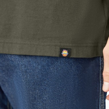 DICKIES X SPITFIRE LS TEE OLIVE GREEN