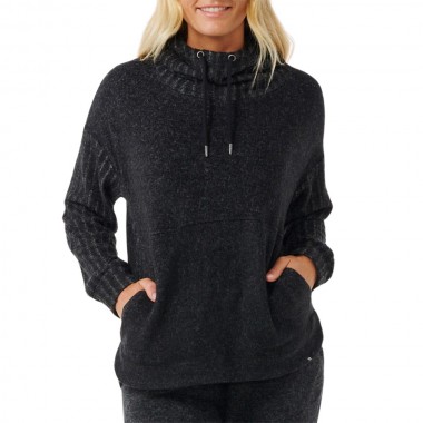 RIP CURL COSY W HOODIE BLACK MARLE