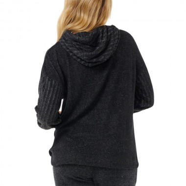 RIP CURL COSY W HOODIE BLACK MARLE