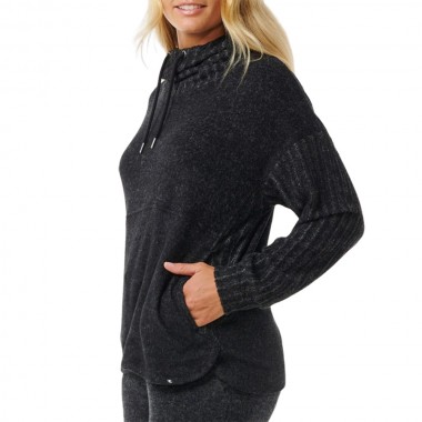 RIP CURL COSY W HOODIE BLACK MARLE