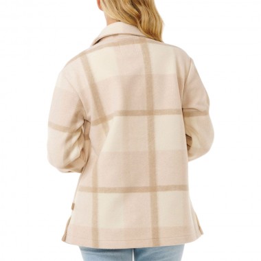 RIP CURL SOLEIL CHECK W SHACKET NATURAL