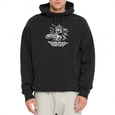 MISFIT BLAME US HOODIE PIGMENT BLACK
