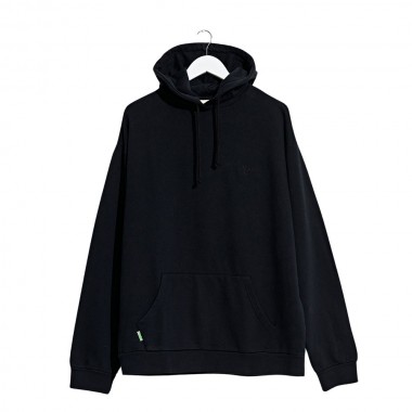 MISFIT ORGANICS HOODIE PIGMENT BLACK