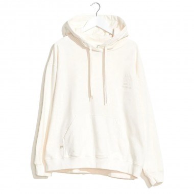 MISFIT ORGANICS HOODIE PIGMENT THRIFT WHITE