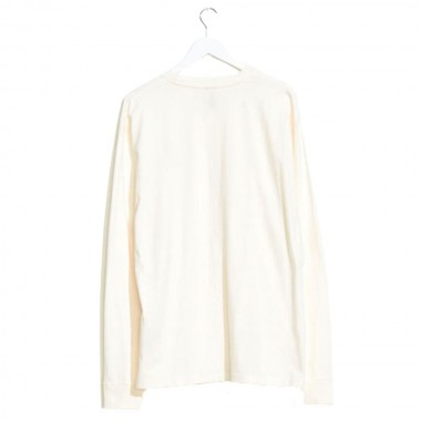 MISFIT ORGANICS JERSEY LS TEE PIGMENT THRIFT WHITE