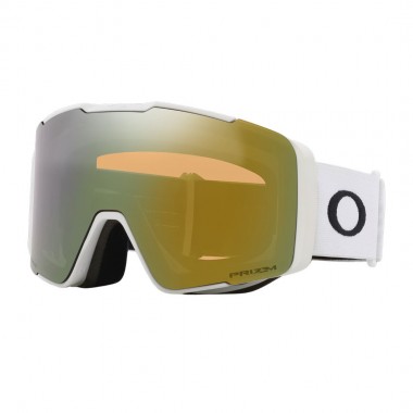 OAKLEY LINE MINER PRO L SNOW GOGGLES MT WHT/PR SG GLD-SPHR LENS