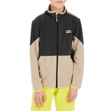 PROTEST PRTKUNO K ZIP FLEECE DEEP GREY